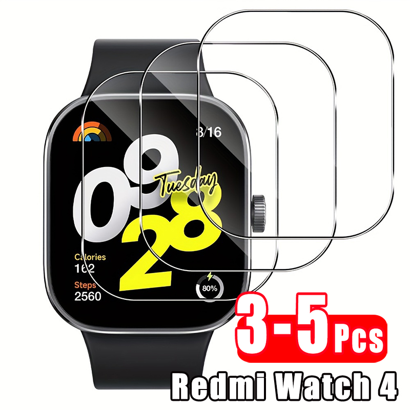 Smartwatch Screen Film - 3-5 Adet Premium Temperli Cam Xiaomi