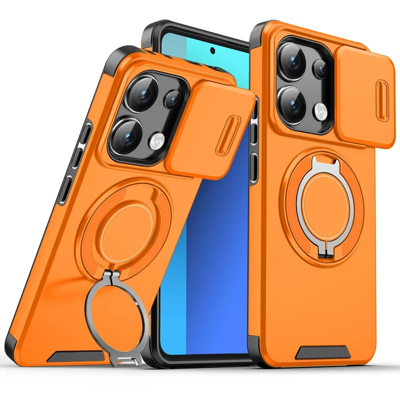 Camera Lens Protector - Darbeye Dayanıklı Zırh Manyetik Braketli Kılıf