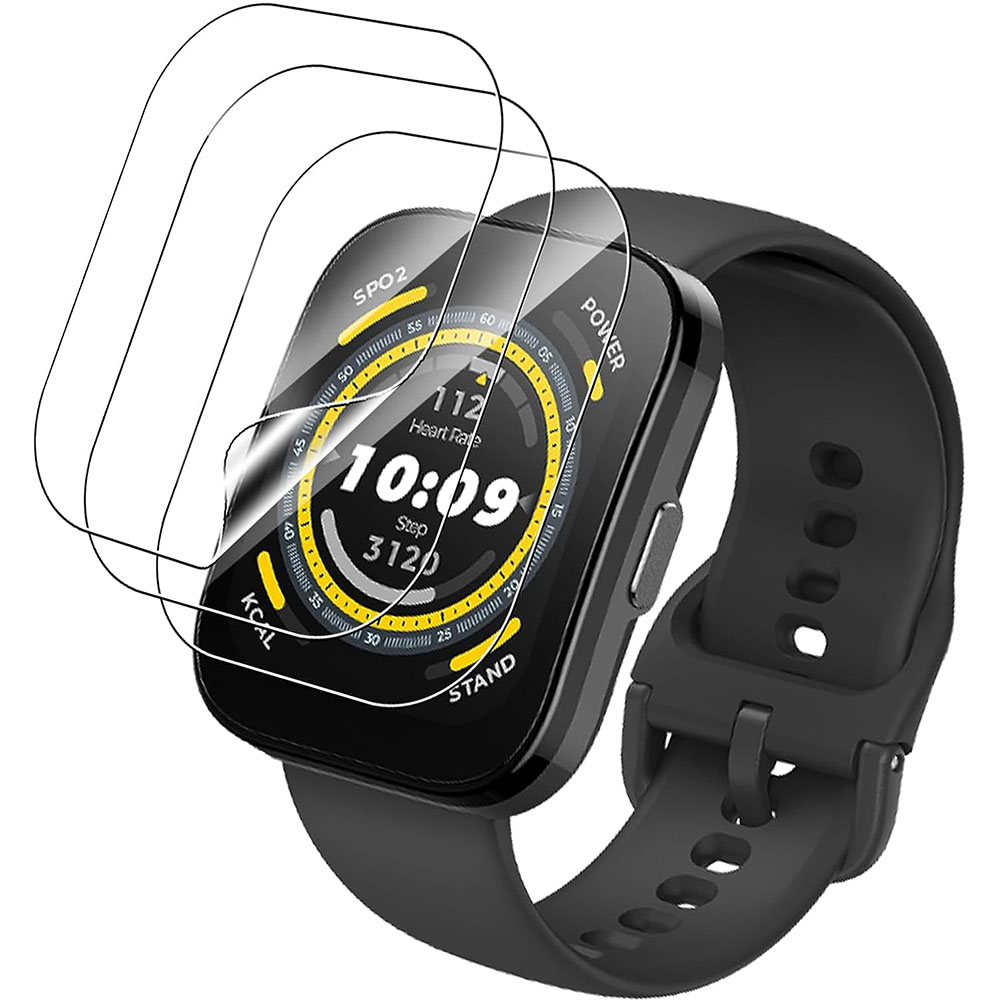 Smartwatch Screen Film - 3 adet şeffaf HD ekran koruyucu