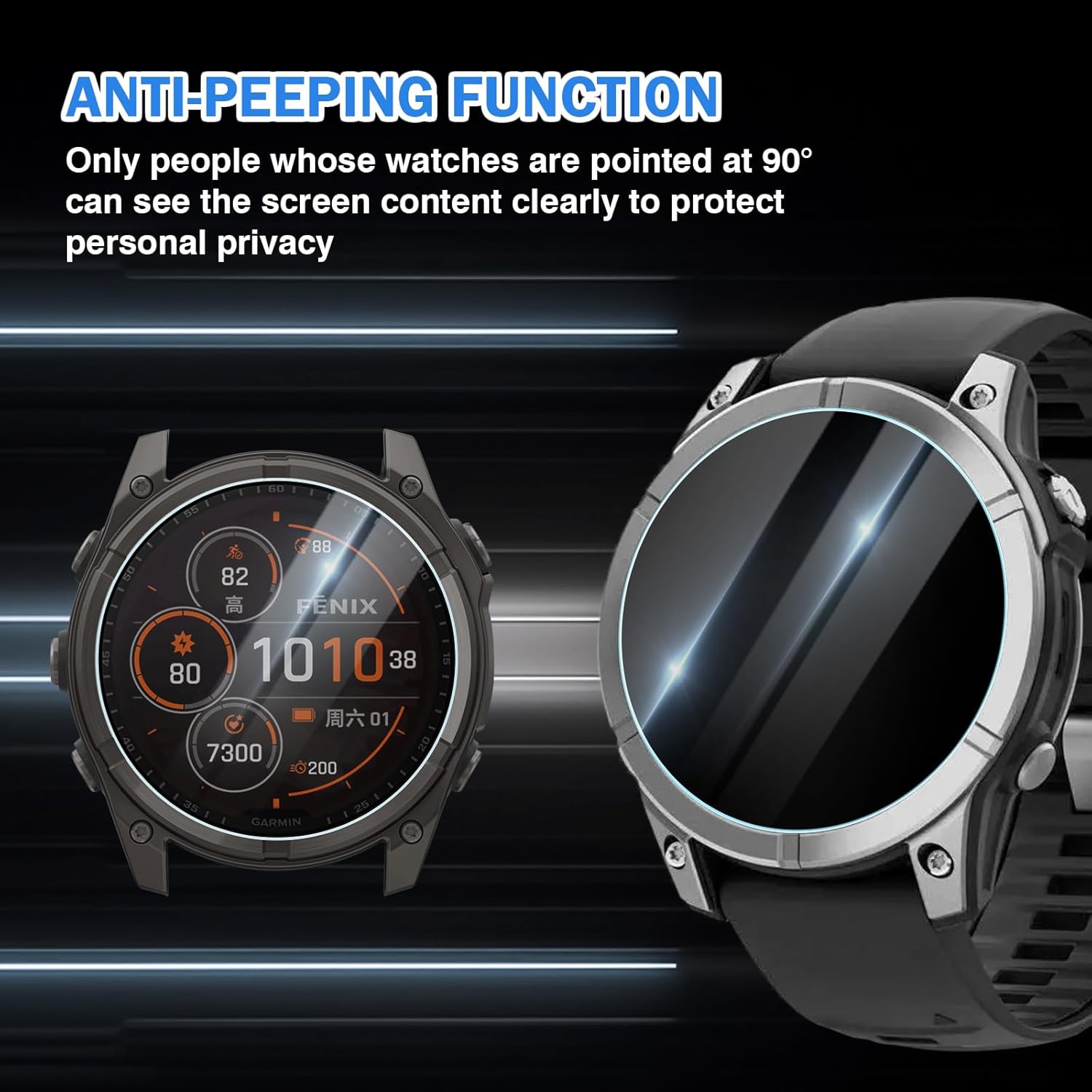 Garmin Fenix 8 için Gizlilik E - Screen Alignment Tool incelemesi ve fiyatı