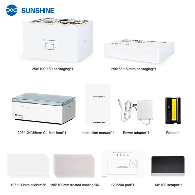SUNSHINE C1 Mini Renkli Film D - Screen Protector Cutter incelemesi ve fiyatı