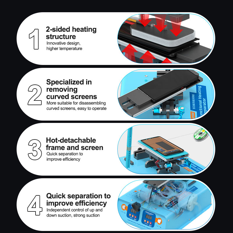 SUNSHINE S-918M Çok Fonksiyonl - Screen Protector Cutter incelemesi ve fiyatı